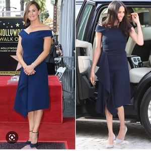 Roland Mouret dark blue dress size us 8